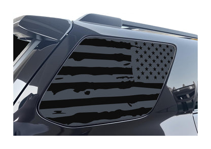 Rear Window Graphic Decal Flag Distressed for Toyota 4Runner 2010-2024