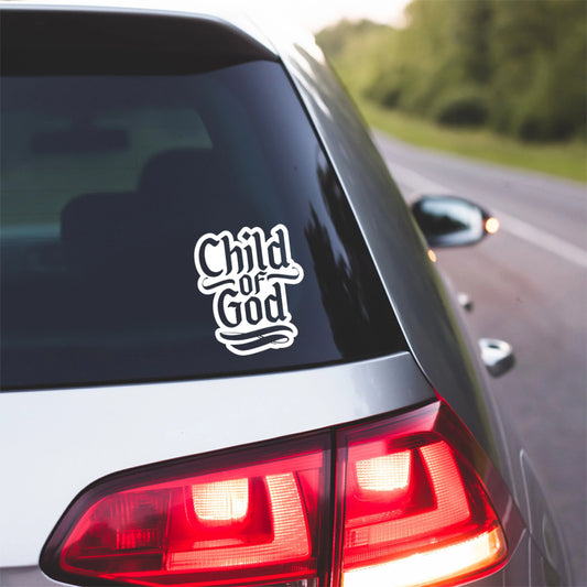Child of God Decal Christ Life Jesus Christian Vinyl Decal car truck window sticker