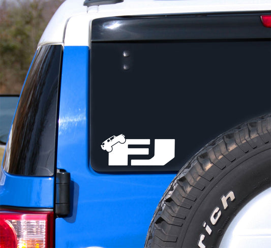 FJ Cruiser Decal Vinyl Window Car Truck Sticker