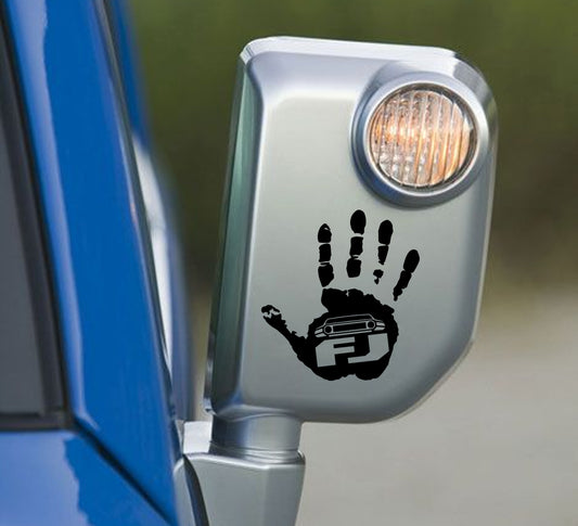 FJ Cruiser Hand Wave Decal Vinyl Window Car Truck Sticker