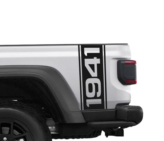 bedside stripes for jeep gladiator