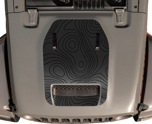 hood blackout decal for jeep