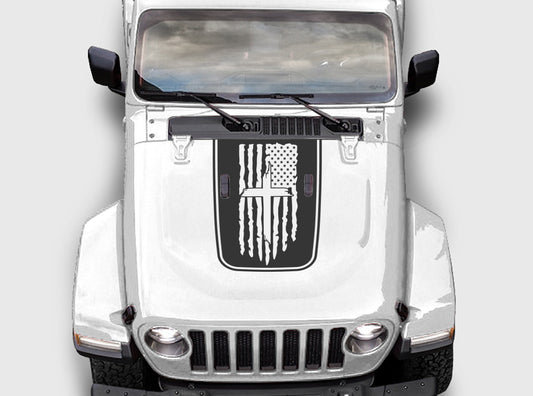 jeep hood blackout decal