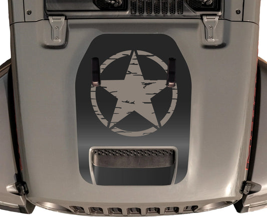 hood blackout decal for jeep