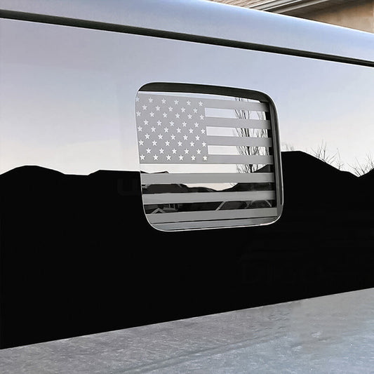 Flag window decal for jeep gladiator