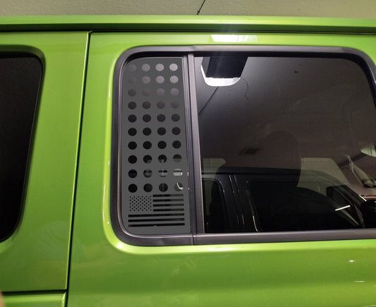 Flag window decal for jeep