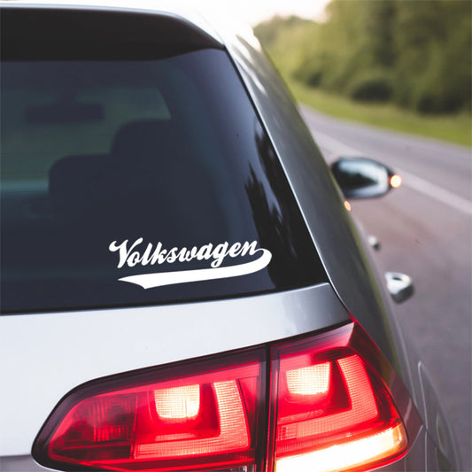 Vw Volkswagen sport vinyl decal for Vdub Enthusiasts compatible with Volkswagen Gti Golf Bug Bus Beetle