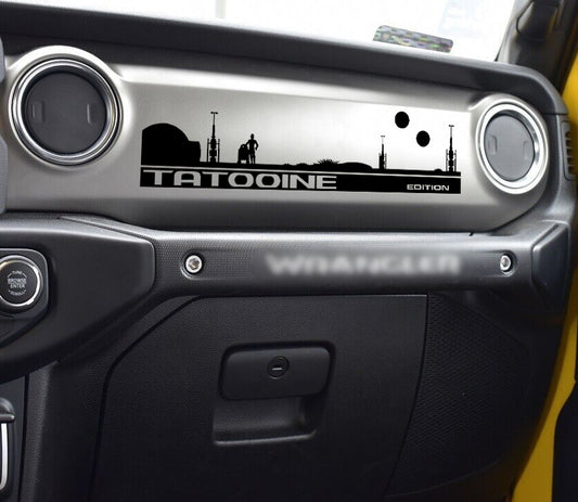Dash Decal Tatooine Edition fits any JL JT Gladiator or Wrangler Model image 0