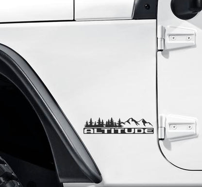 Altitude Fender Decals fits Wrangler and Gladiator 1 Pair image 0