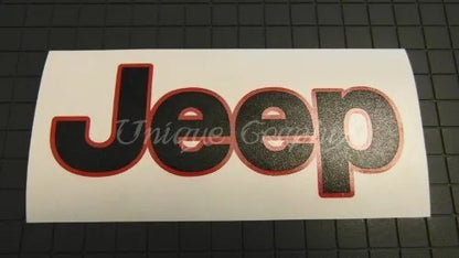 Custom Jeep Fender Side Decal 2 color compatible with 1997 - 2006 TJ Jeep Wrangler 1 pair